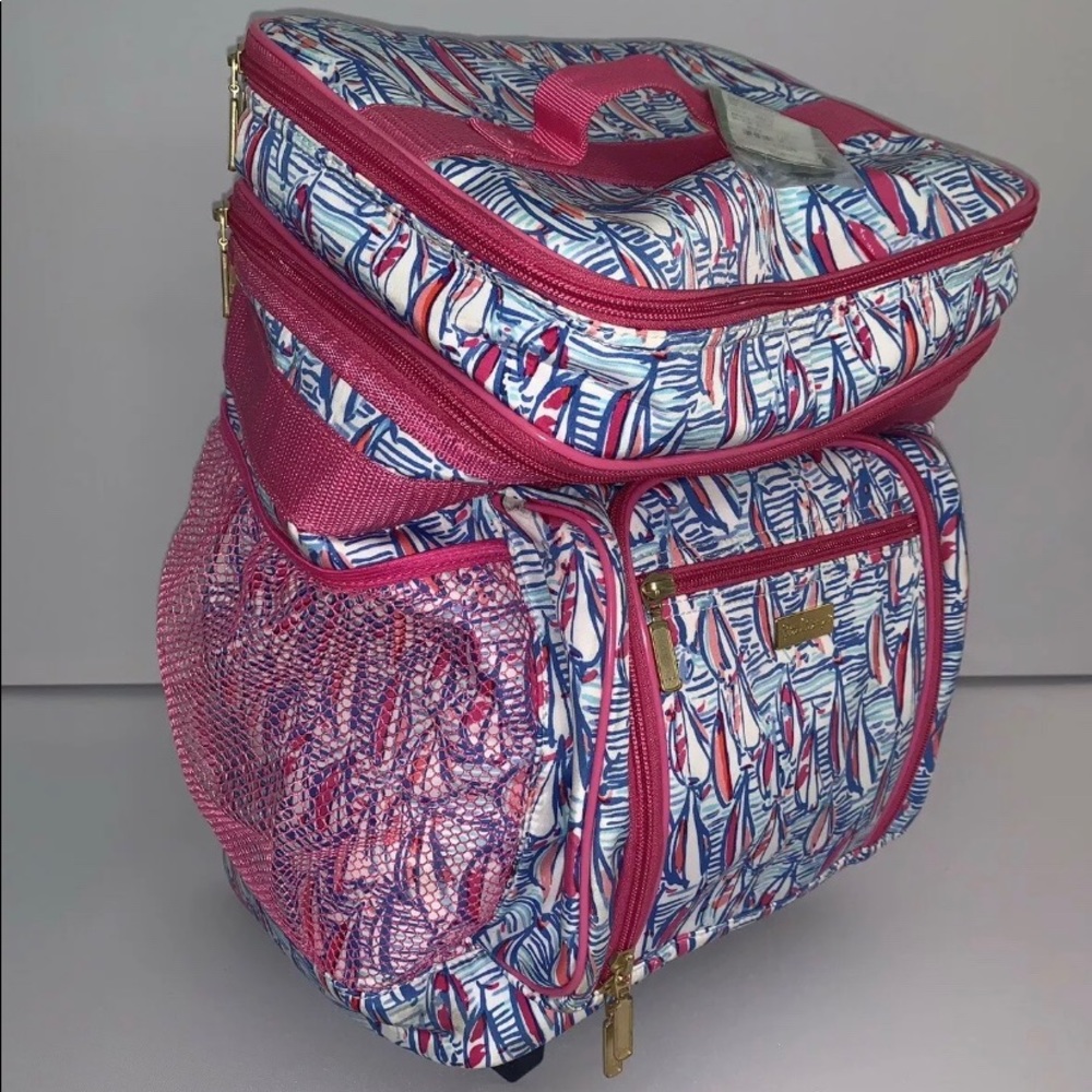 Lilly Pulitzer GWP Rolling Cooler Resort White